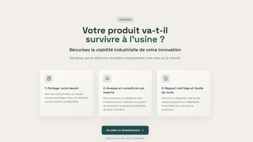 Audit de Maturité Hardware