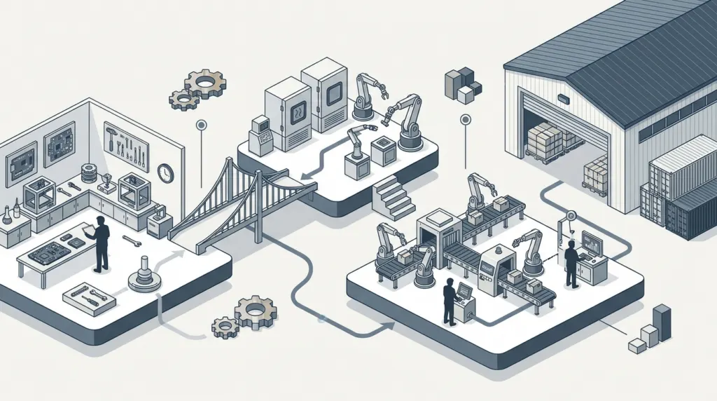 Roadmap industrielle : comprendre EVT, DVT, PVT sans jargon
